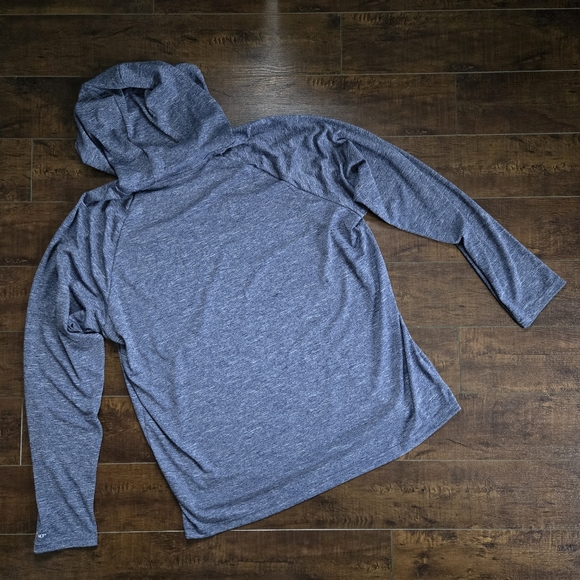 Nike Hydroguard Swim Midnight Navy  Long Sleeve Hooded Rashguard Size XL - Picture 6 of 7